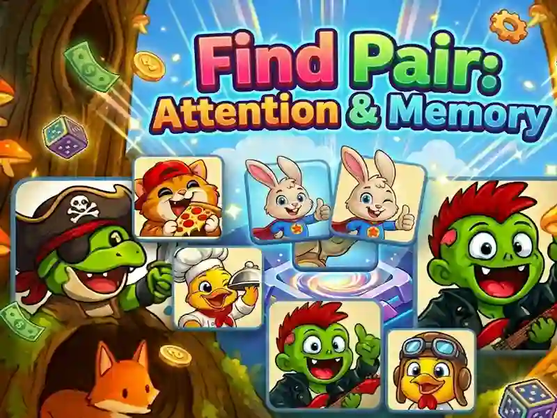 שפּיל Find Pair: Attention & Memory אָנליין