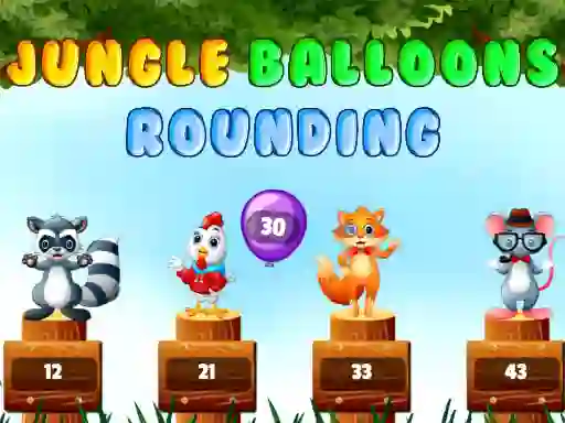 שפּיל Jungle balloons rounding אָנליין