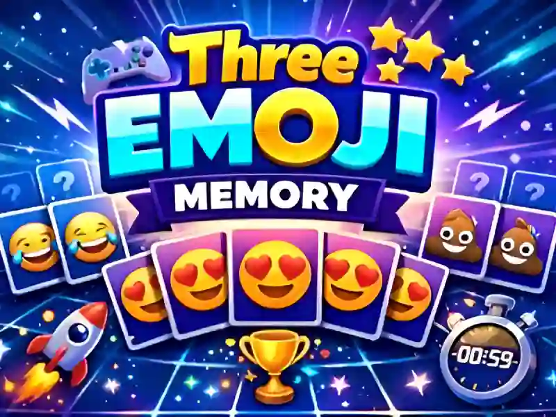 שפּיל Three Emoji Memory אָנליין