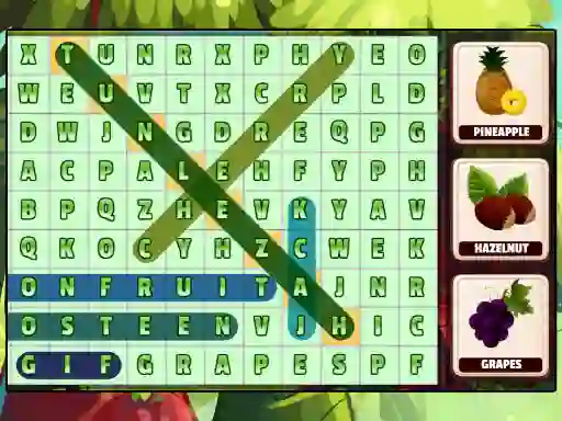 שפּיל Word Search Fruits אָנליין