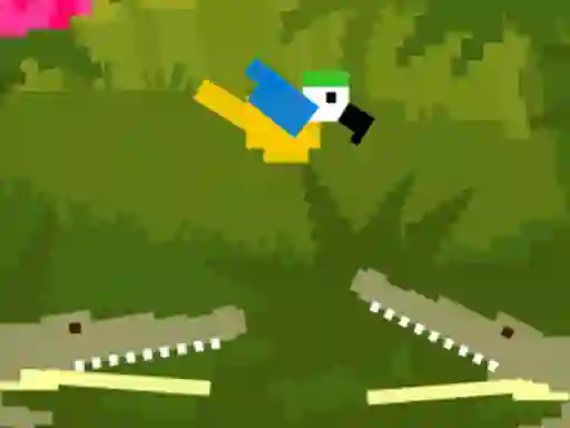 שפּיל Blocky Bird אָנליין