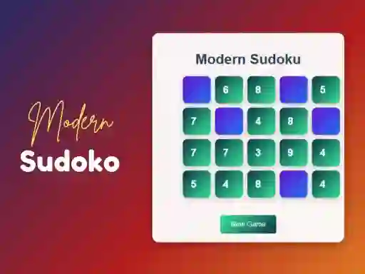 שפּיל Modern Sudoku אָנליין