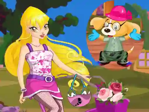 שפּיל Winx Stella and Puppy אָנליין