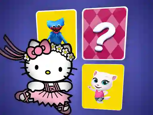 שפּיל Hello Kitty Memory Card Match אָנליין