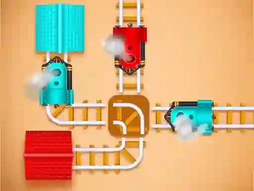 שפּיל Rail Maze Puzzle אָנליין