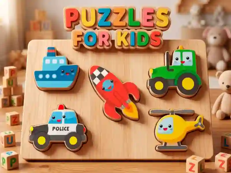 שפּיל Puzzles For Kids אָנליין