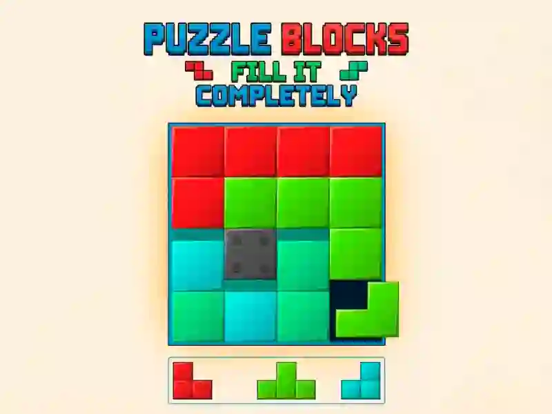 שפּיל Puzzle Blocks: Fill It Completely אָנליין