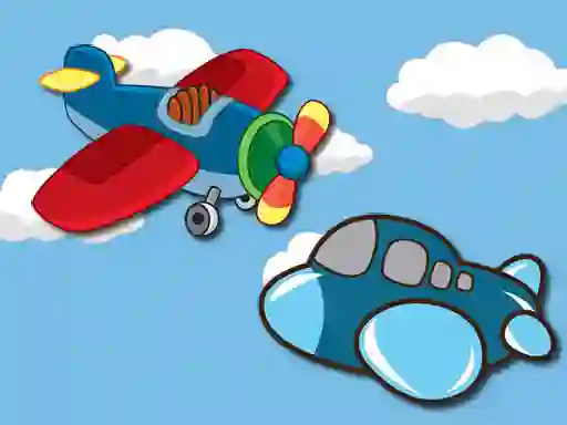 שפּיל Airplanes Coloring Pages אָנליין