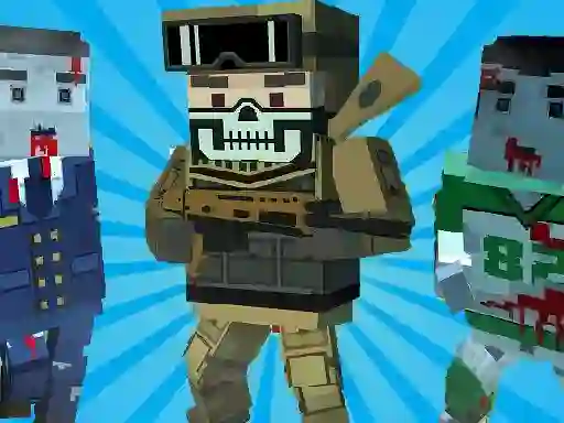שפּיל Blocky Shooting Arena 3D Pixel אָנליין
