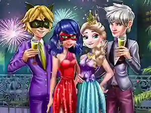שפּיל Couples New Year Party אָנליין