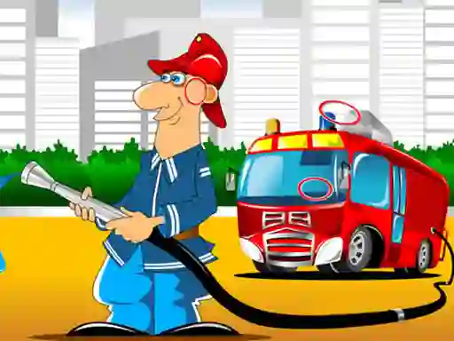 שפּיל Fire Trucks Differences אָנליין