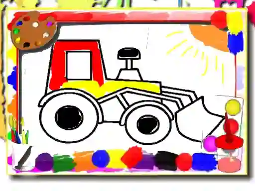 שפּיל Back to School: Kids Car Coloring אָנליין