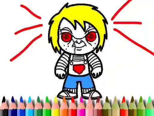שפּיל Scary Boy Coloring Book אָנליין