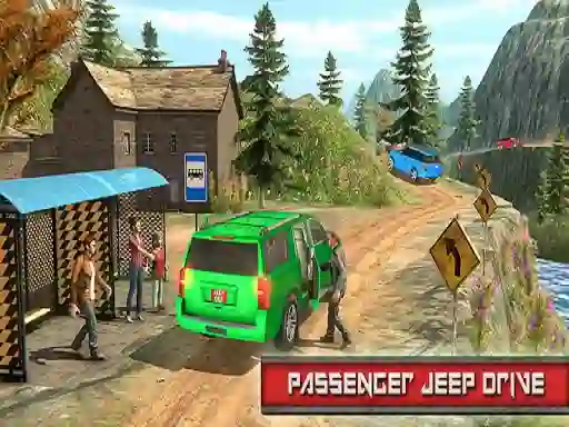 שפּיל Jeep Passeger Offroad Mountain Simulation Game אָנליין