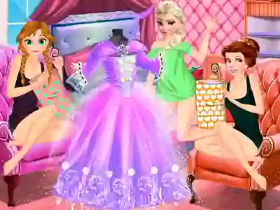 שפּיל Princesses Dreamy Dress אָנליין