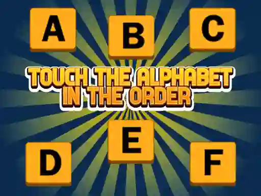 שפּיל Touch The Alphabet In The Oder אָנליין