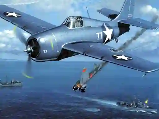 שפּיל Aviation Art Air Combat Puzzle אָנליין