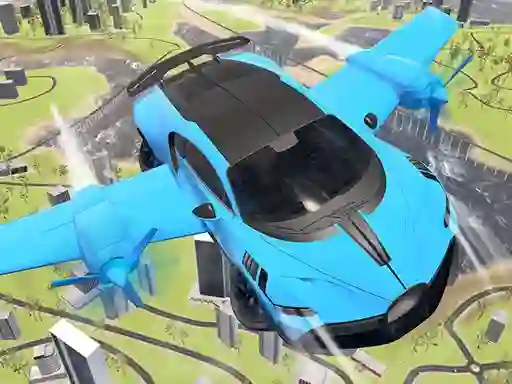 שפּיל Real Sports Flying Car 3d אָנליין
