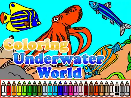 שפּיל Coloring Underwater World אָנליין