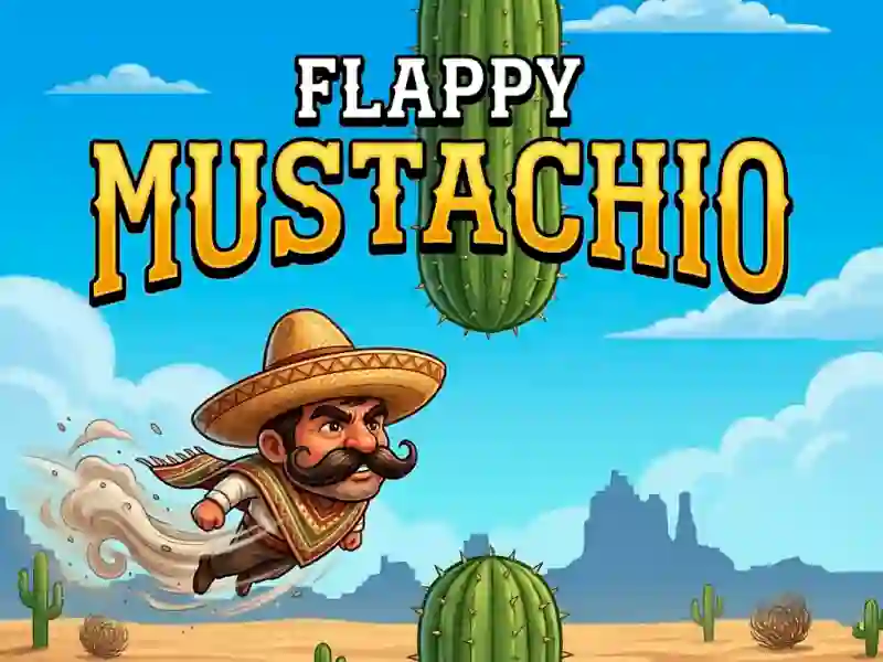 שפּיל Flappy Mustachio אָנליין