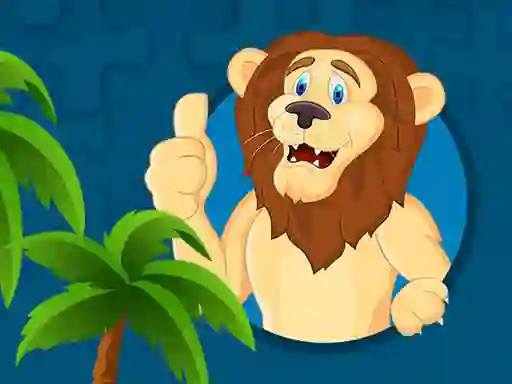 שפּיל Strong Lions Jigsaw אָנליין