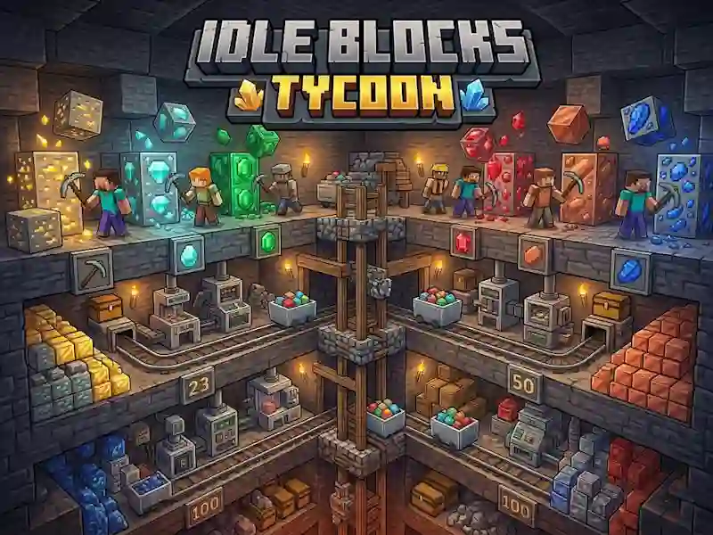 שפּיל Idle Blocks Tycoon אָנליין