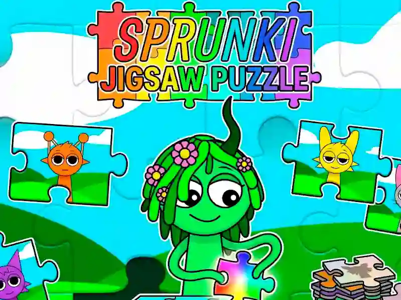 שפּיל Sprunki Jigsaw Puzzle אָנליין