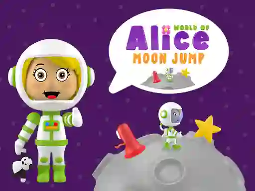 שפּיל World of Alice Moon Jump אָנליין