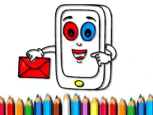 שפּיל Mobile Phone Coloring Book אָנליין
