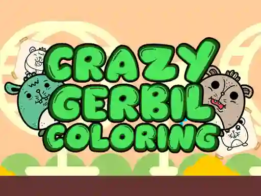 שפּיל Crazy Gerbil Coloring אָנליין