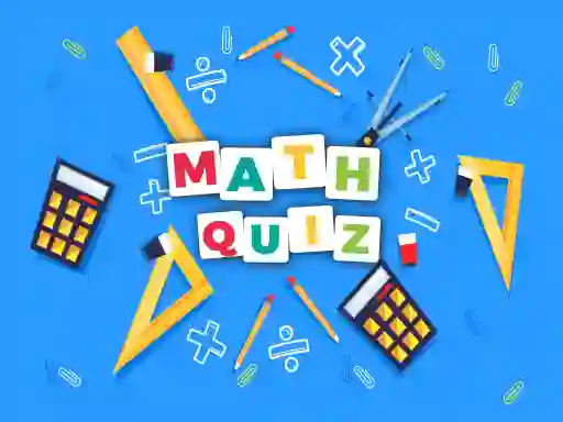 שפּיל Math Quiz Game אָנליין