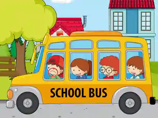 שפּיל School Bus Differences אָנליין