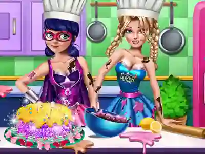 שפּיל SuperHero Cooking Contest אָנליין