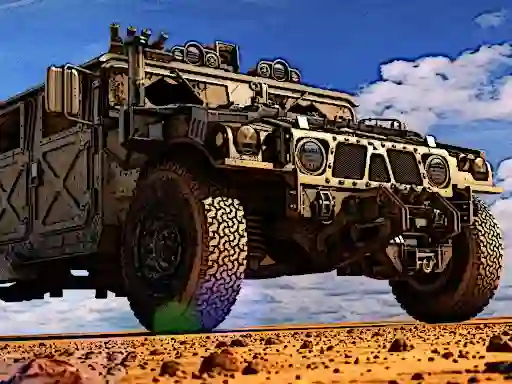 שפּיל Military Transport Vehicle אָנליין