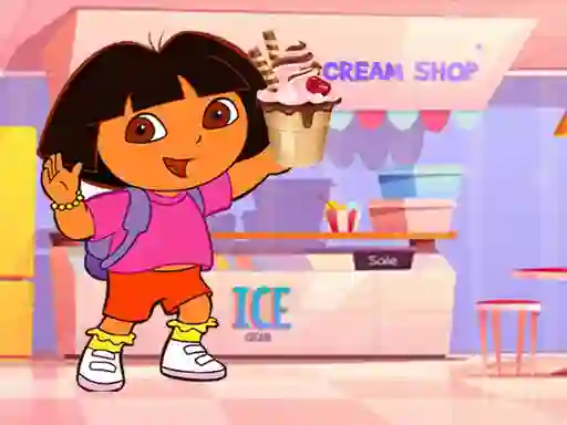 שפּיל Ice Cream Maker With Dora אָנליין