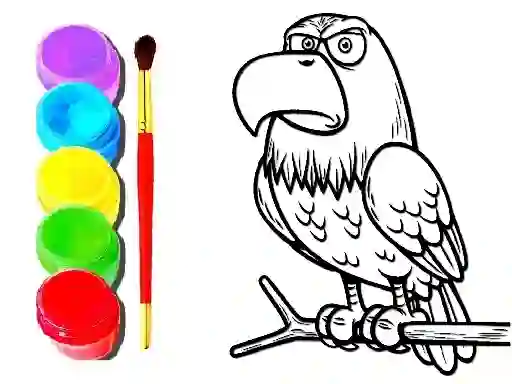 שפּיל Eagle Coloring Book אָנליין