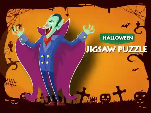 שפּיל Halloween Jigsaw Puzzle אָנליין