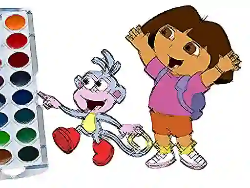 שפּיל Cute Girl Coloring Book אָנליין