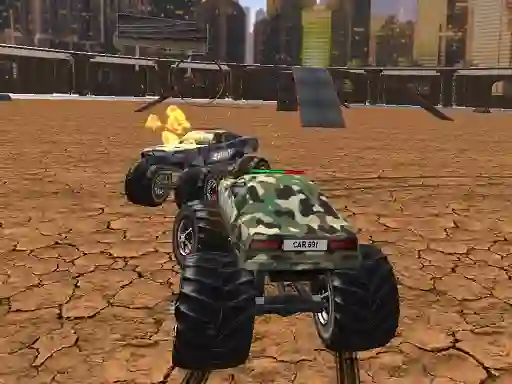 שפּיל Demolition Monster Truck Army אָנליין