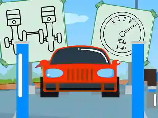 שפּיל Car Parts Coloring Book אָנליין
