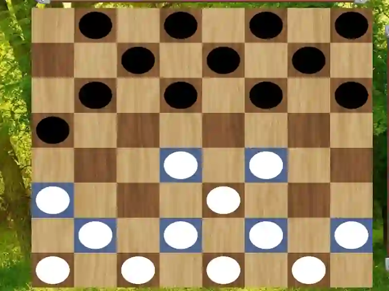 שפּיל Classic Checkers: Forest אָנליין