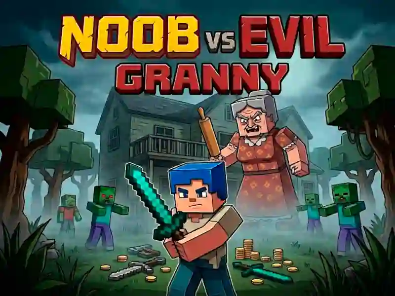 שפּיל Noob vs Evil Granny אָנליין