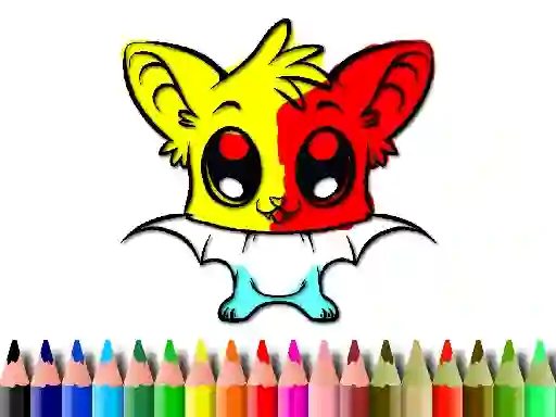 שפּיל Cute Bat Coloring Book אָנליין