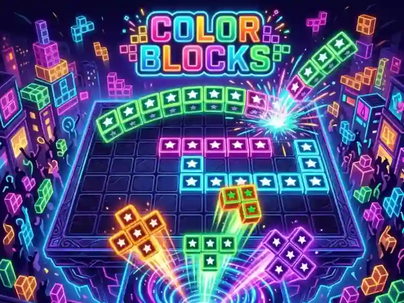 שפּיל Color blocks אָנליין