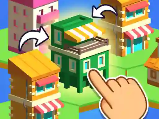 שפּיל Crafty Town Merge City אָנליין