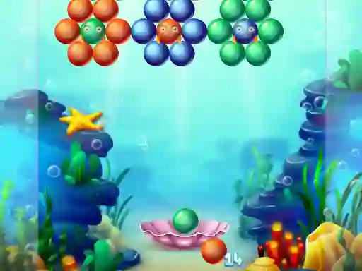 שפּיל Aqua Bubble Shooter אָנליין