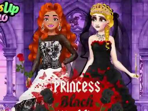 שפּיל Princess Black Wedding Dress אָנליין