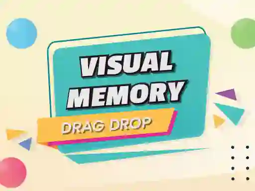 שפּיל Visual Memory Drag Drop אָנליין