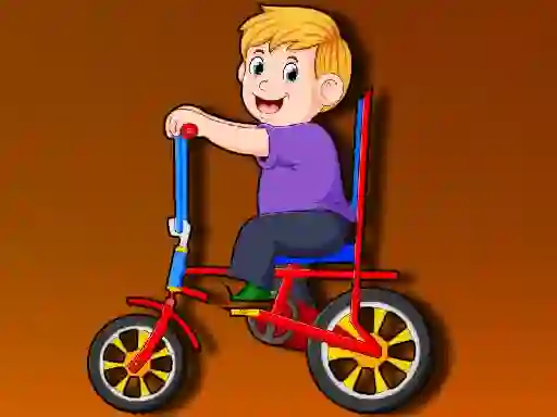 שפּיל Cartoon Bike Jigsaw אָנליין