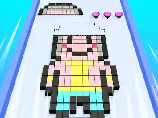 שפּיל Blocks Stack Rush אָנליין